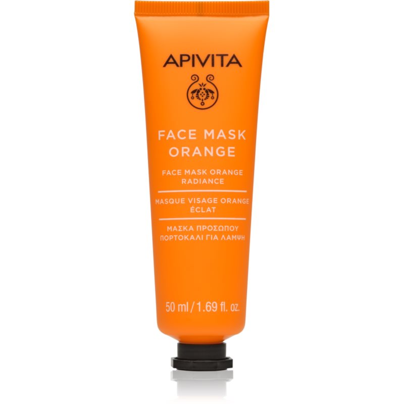 Apivita Face Mask Orange hydrating and illuminating mask 50 ml