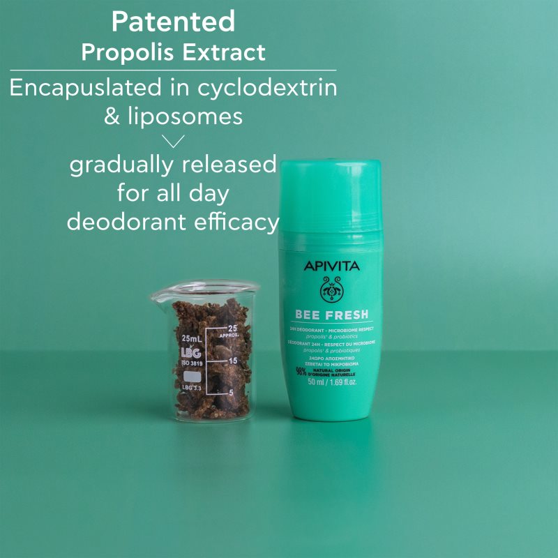 Apivita Bee Fresh Deodorant roll-on deodorant for perspiration and unwanted odour 50 ml