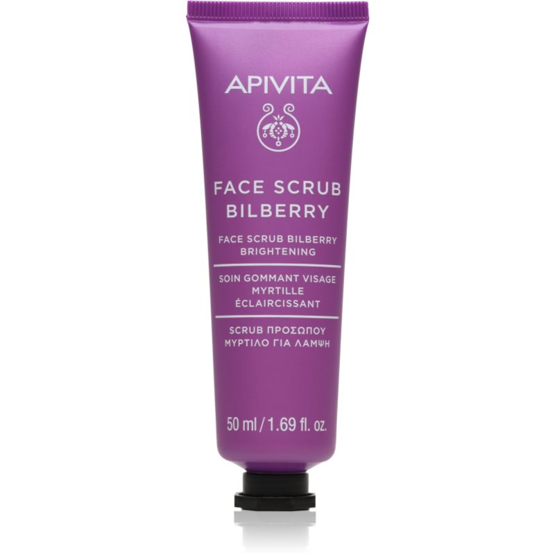 Apivita Face Scrub Bilberry brightening scrub 50 ml