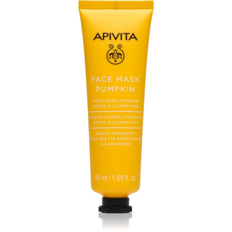 Apivita Face Mask Pumpkin regenerating and detoxifying mask 50 ml