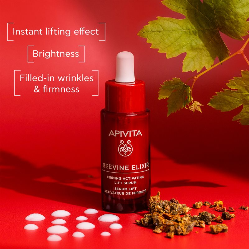 Apivita Beevine Elixir зміцнююча ліфтингова сироватка для сяючої шкіри 30 мл