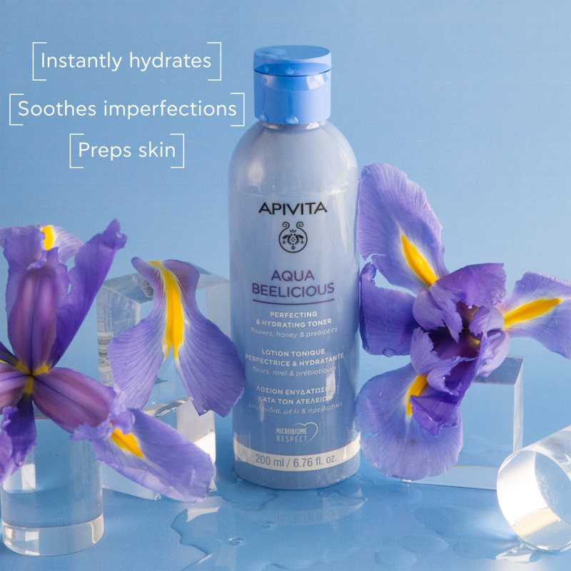 Apivita Aqua Beelicious Hydrating Toner Toning Facial Water With Moisturising Effect 200 Ml