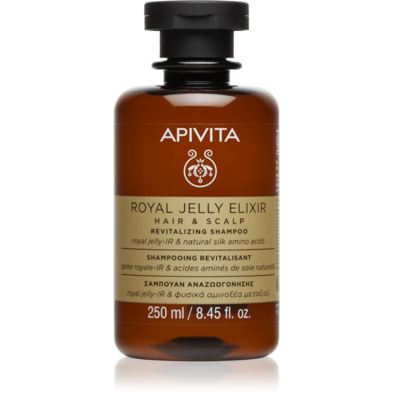 Apivita Royal Jelly Elixir Revitalizing Shampoo revitalizační šampon proti příznakům stárnutí vlasů 250 ml