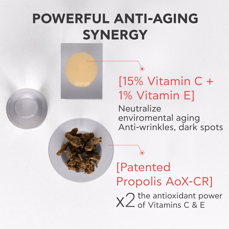 Apivita Bee Tech Concentrates C15 Propolis Correct Serum antioxidační zpevňující pleťové sérum 30 ml (obrázek 7)