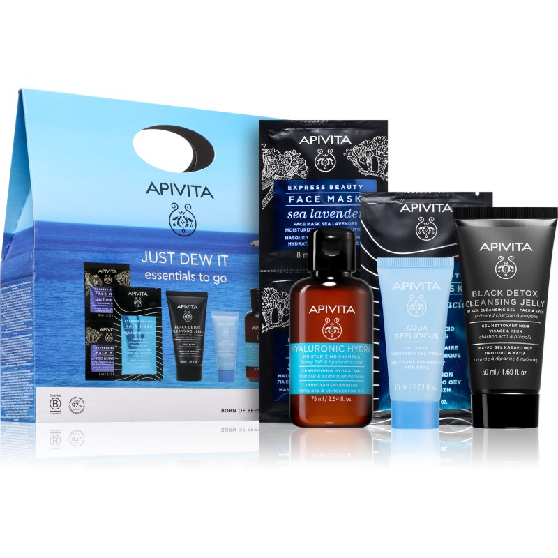 Apivita Just Dew It Set cestovní set pro intenzivní hydrataci
