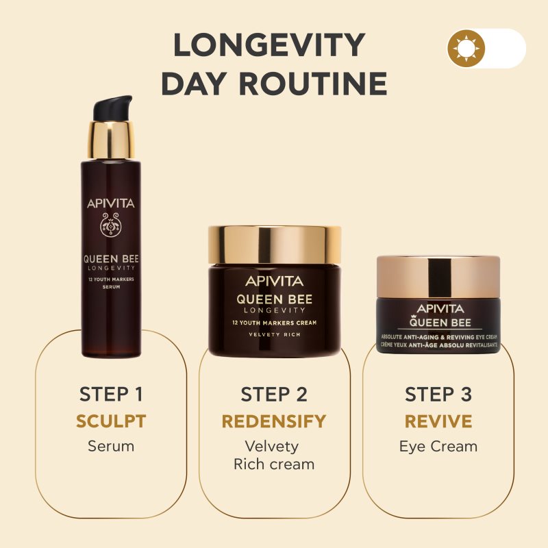 Apivita Queen Bee Longevity bohatý krém proti vráskám 50 ml (obrázek 9)