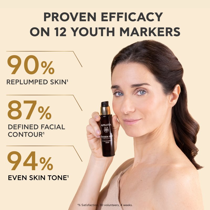 Apivita Queen Bee Longevity zpevňující sérum proti vráskám 30 ml (obrázek 4)