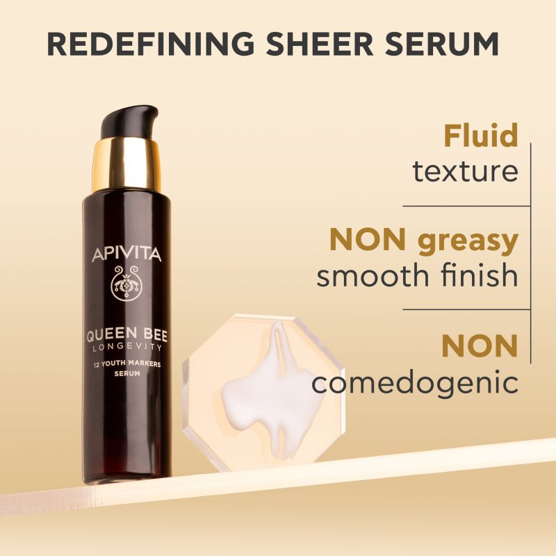 Apivita Queen Bee Longevity zpevňující sérum proti vráskám 30 ml (obrázek 8)