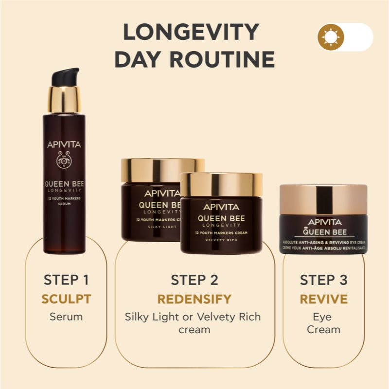 Apivita Queen Bee Longevity zpevňující sérum proti vráskám 30 ml (obrázek 9)