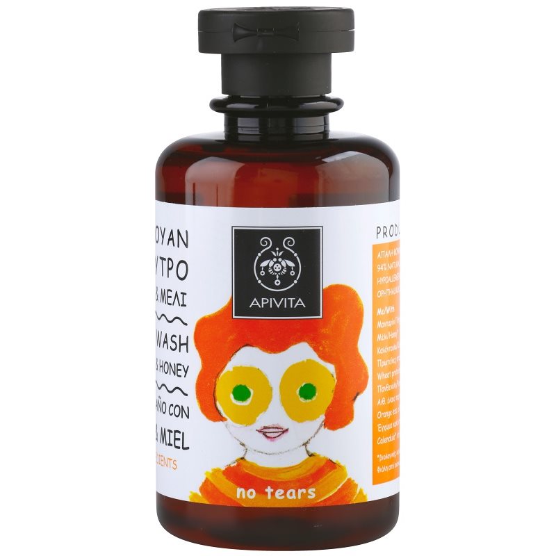 

Apivita Kids Tangerine & Honey шампунь та гель для душу 2 в 1 для дітей
