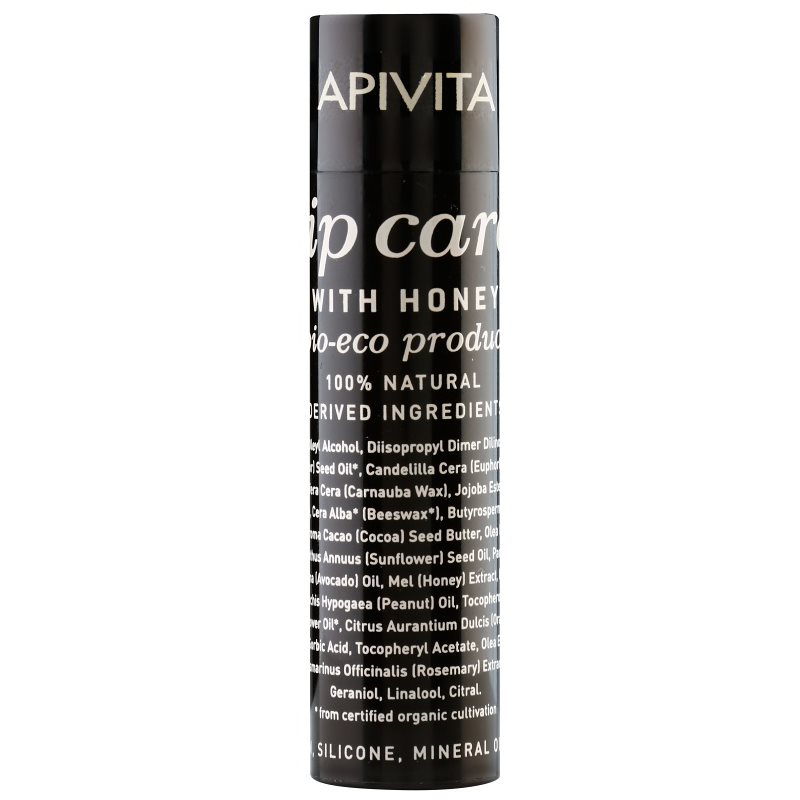 Apivita Lip Care Honey відновлюючий бальзам для губ (Bio-Eco Product, 100% Natural Derived Ingredients) 4,4 гр