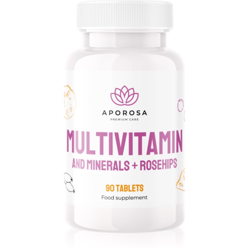 Aporosa Multivitamin + echinacea + šípky tablety s multivitamínovým komplexom 90 tbl