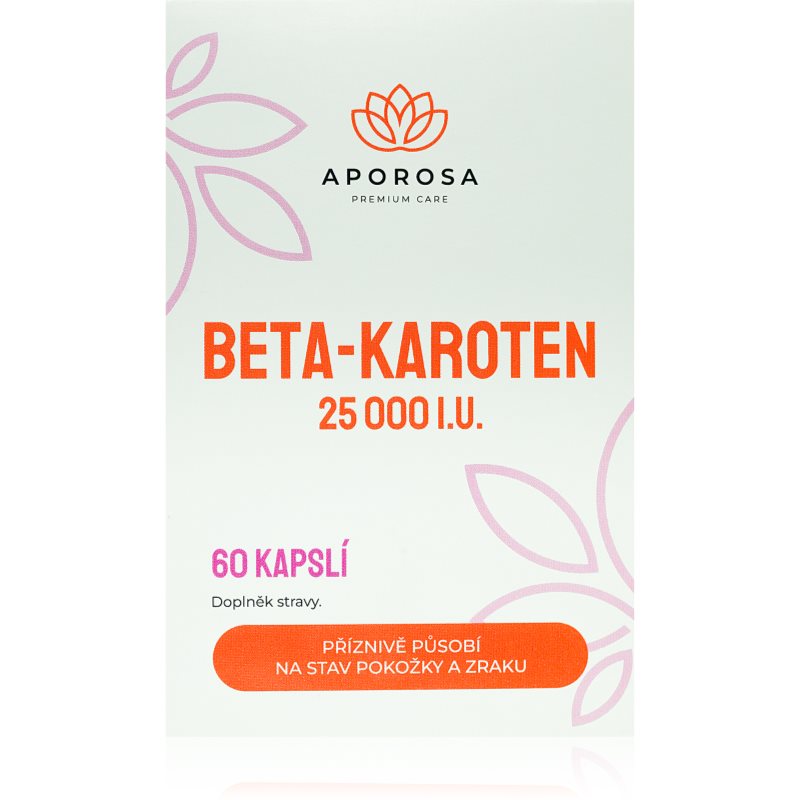 Aporosa Beta karotén 25 000 IU kapsuly zrak a pokožka 60 cps kúpite na Notino.sk