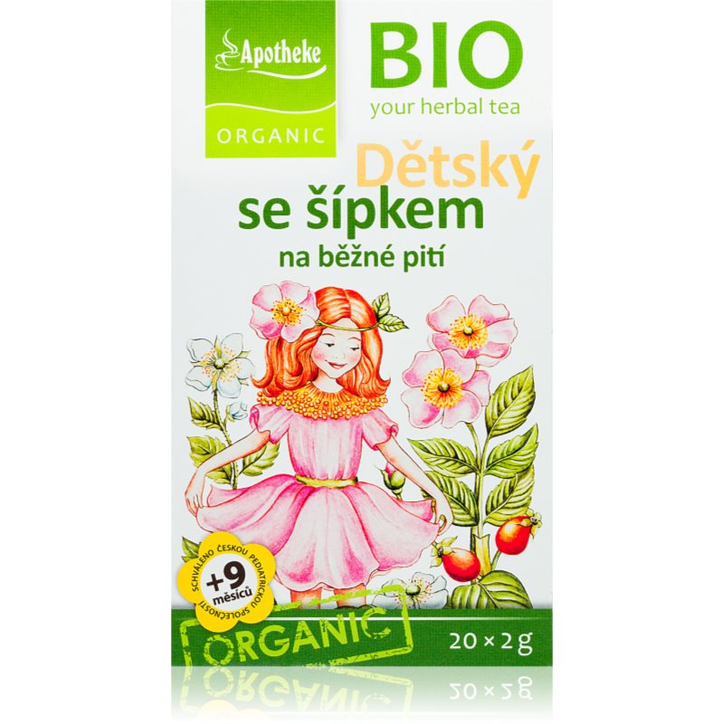 Apotheke BIO Detský bylinný čaj so šípkom bylinný čaj v BIO kvalite pre deti 20 ks kúpite na Notino.sk