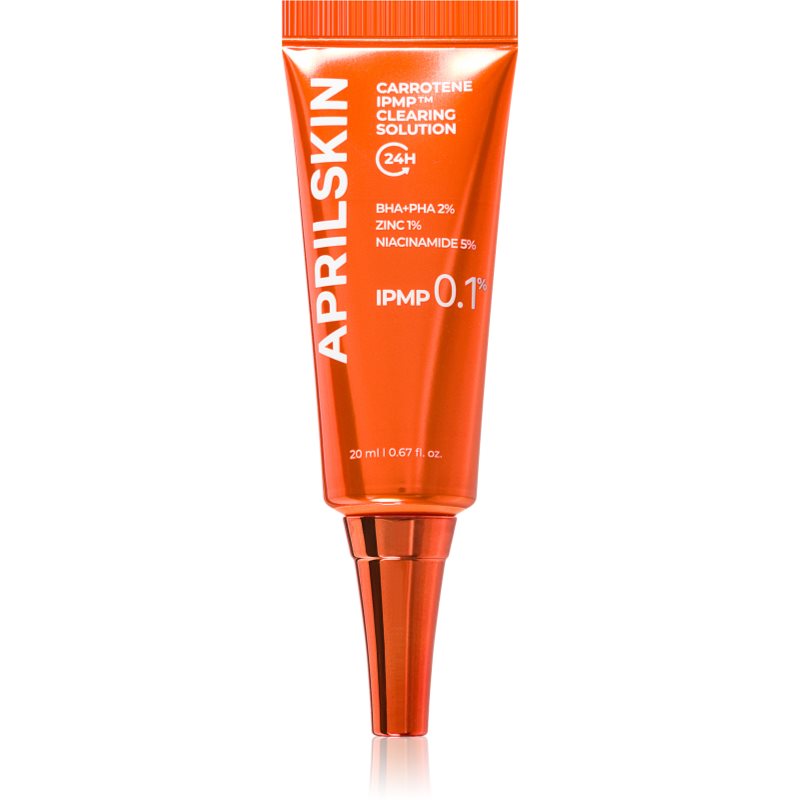APRILSKIN Carrotene IPMP Clearing Solution lokální péče pro redukci pigmentových skvrn pro problematickou pleť, akné 20 ml