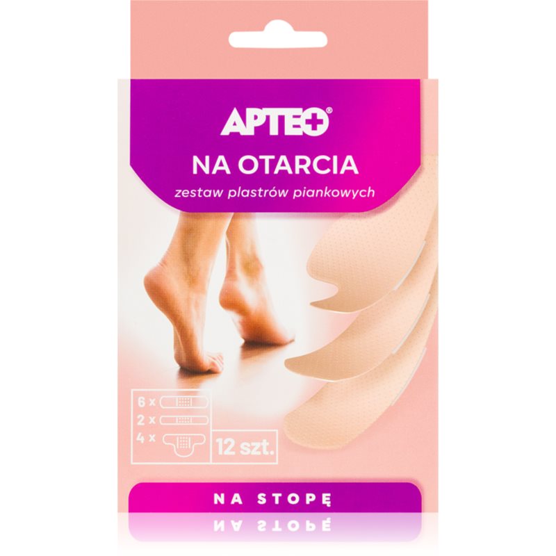 Apteo Náplasti na odreniny sada náplastí 12 ks