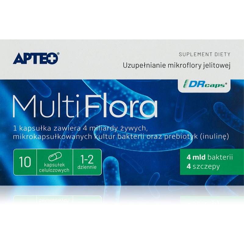 Apteo Multi Flora kapsułki dla prawidłowego funkcjonowania organizmu 10 caps.