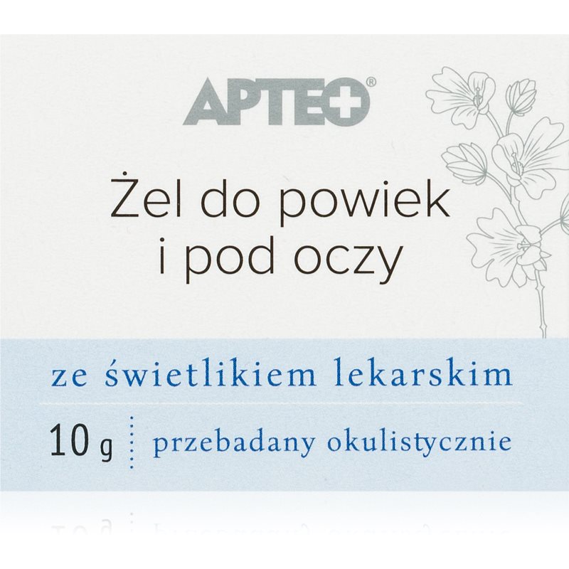 Apteo Eyelid and under eye gel gel for hydrating and firming skin 10 g
