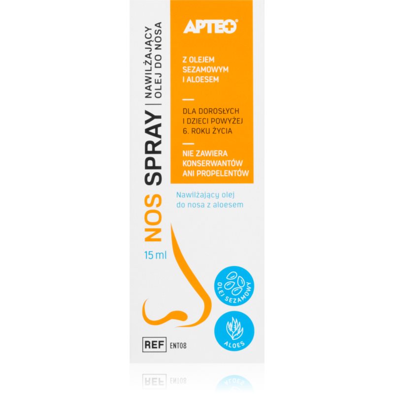 Apteo Nos Spray spray łagodzący śluzówki nosa 15 ml