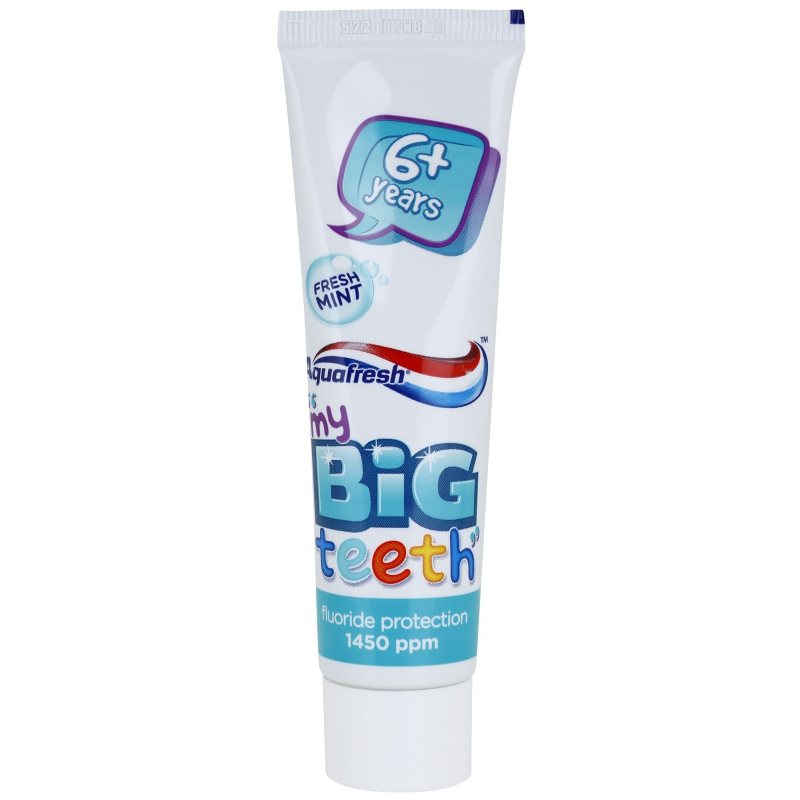 

Aquafresh Big Teeth зубна паста для дітей присмак Fresh Mint (6