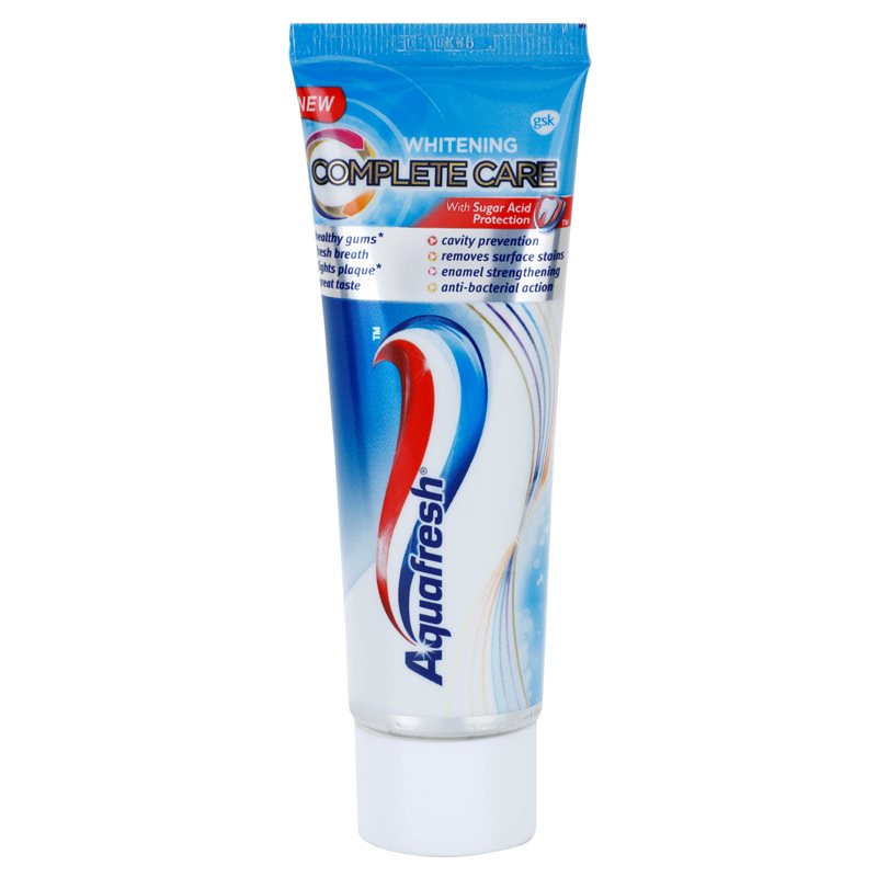 

Aquafresh Complete Care Whitening відбілююча зубна паста з фтором