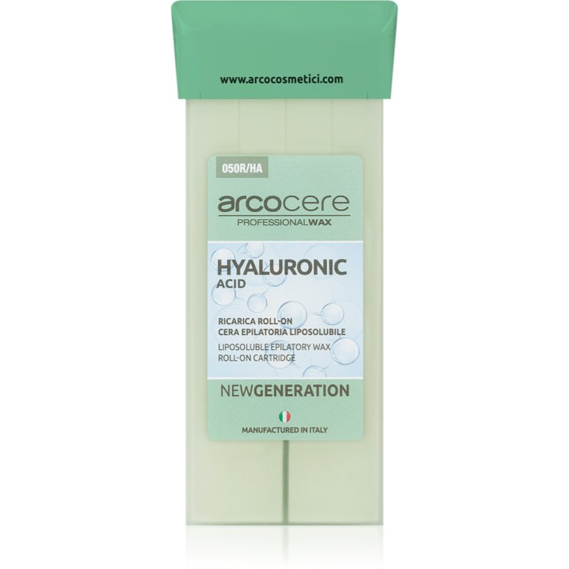 Arcocere Professional Wax Hyaluronic Acid plaukelių šalinimo vaškas rutulinė priemonė užpildas 100 ml