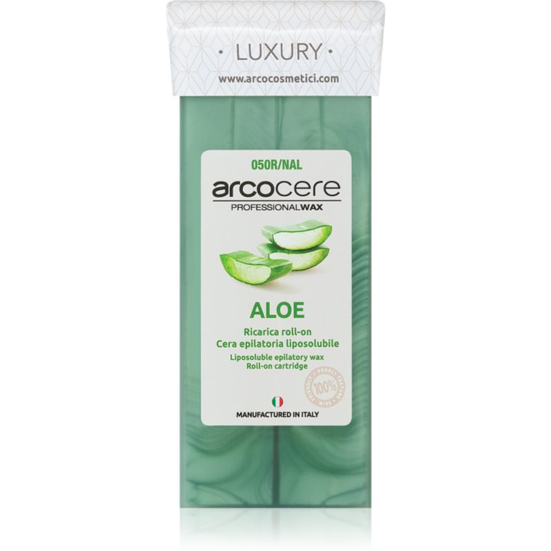 Arcocere Professional Wax Aloe віск для видалення волосся Roll-on замінний блок 100 мл