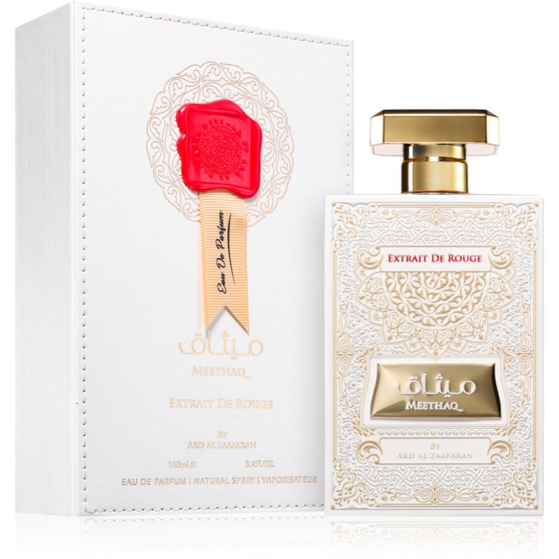 Ard Al Zaafaran Meethaq Extrait De Rouge Eau de Parfum Unisex 100 ml
