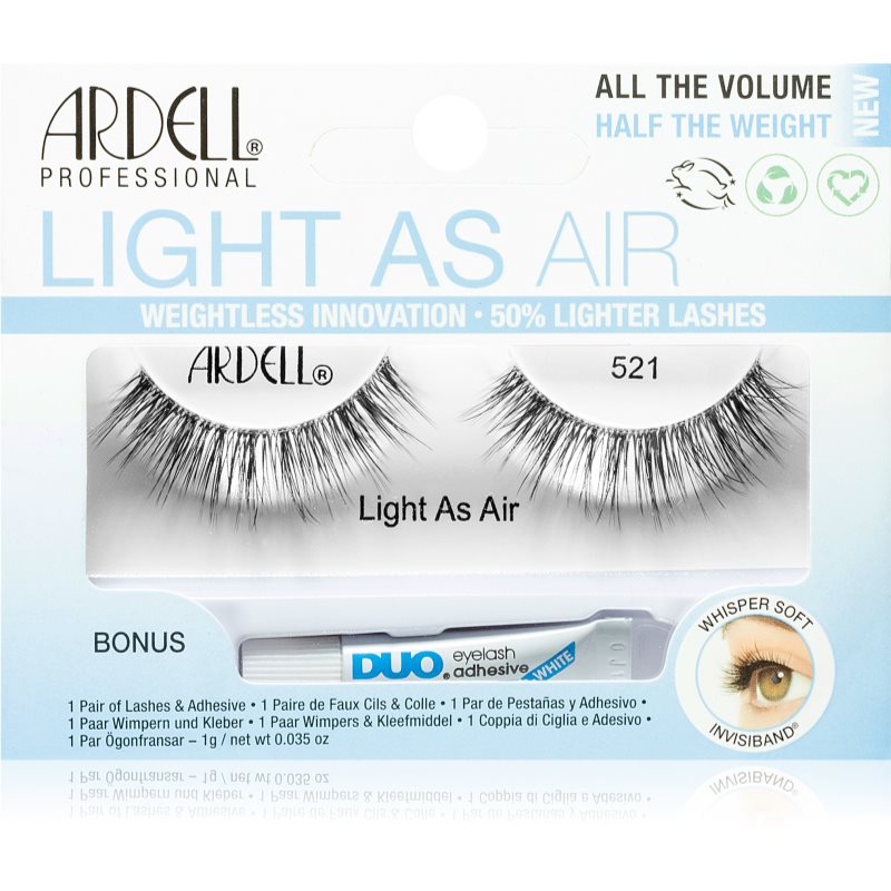 Ardell Light As Air false eyelashes with glue type 521 1 g
