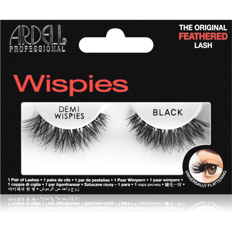 Ardell Wispies stick-on eyelashes Demi Wispies Black
