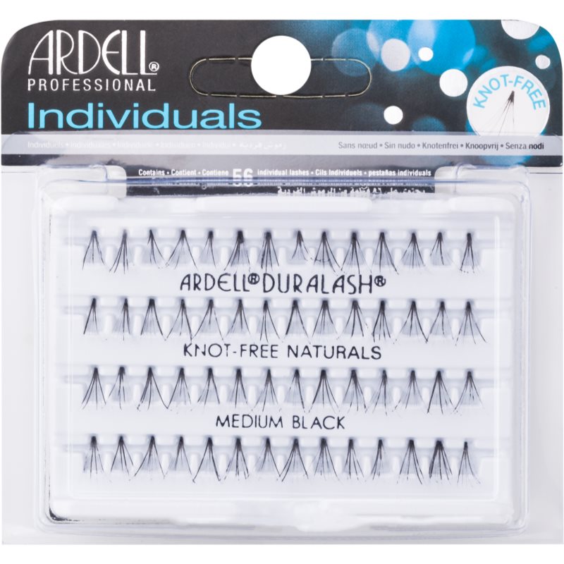 Ardell Individuals Knotted Individual Cluster Lashes Medium Black 56 Pc
