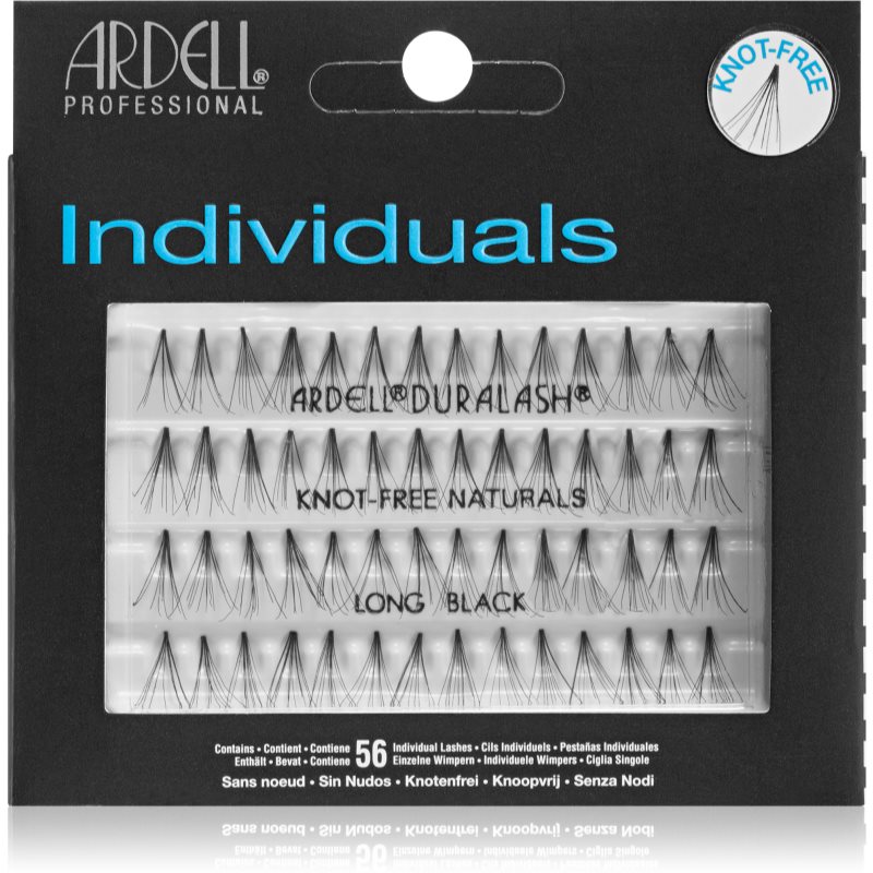 Ardell Individuals пучкові накладні вії без вузликів Long Black 56 кс