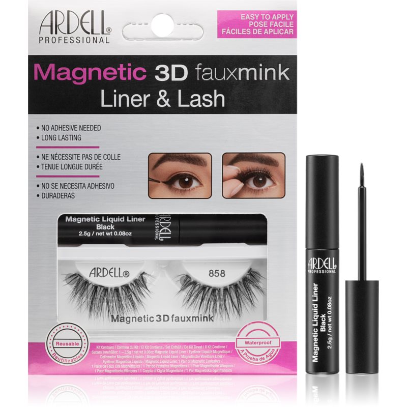 Ardell 3D Faux Mink Set für Wimpern 858