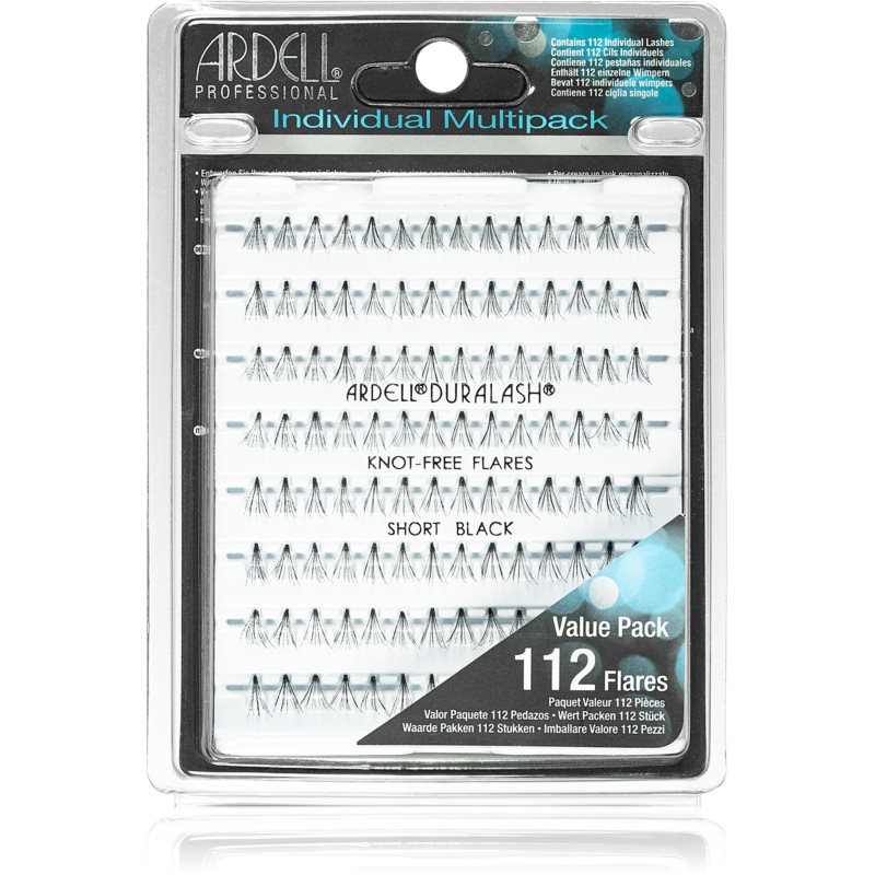 Ardell Individuals Multipack knotted individual cluster lashes Short Black

