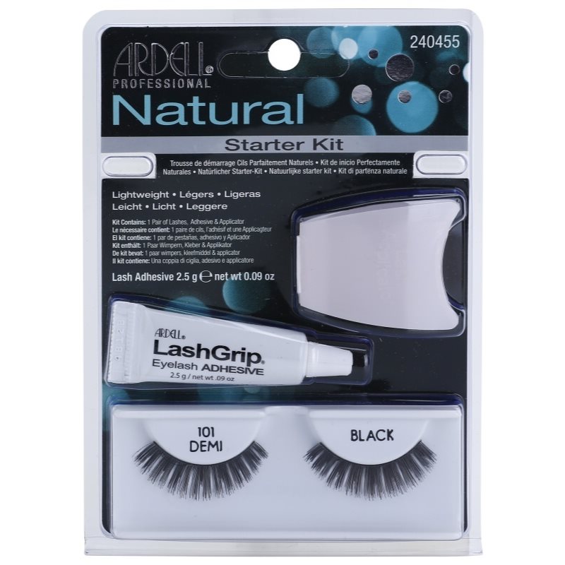 

Ardell Natural штучні вії з клеєм 101 Demi Black