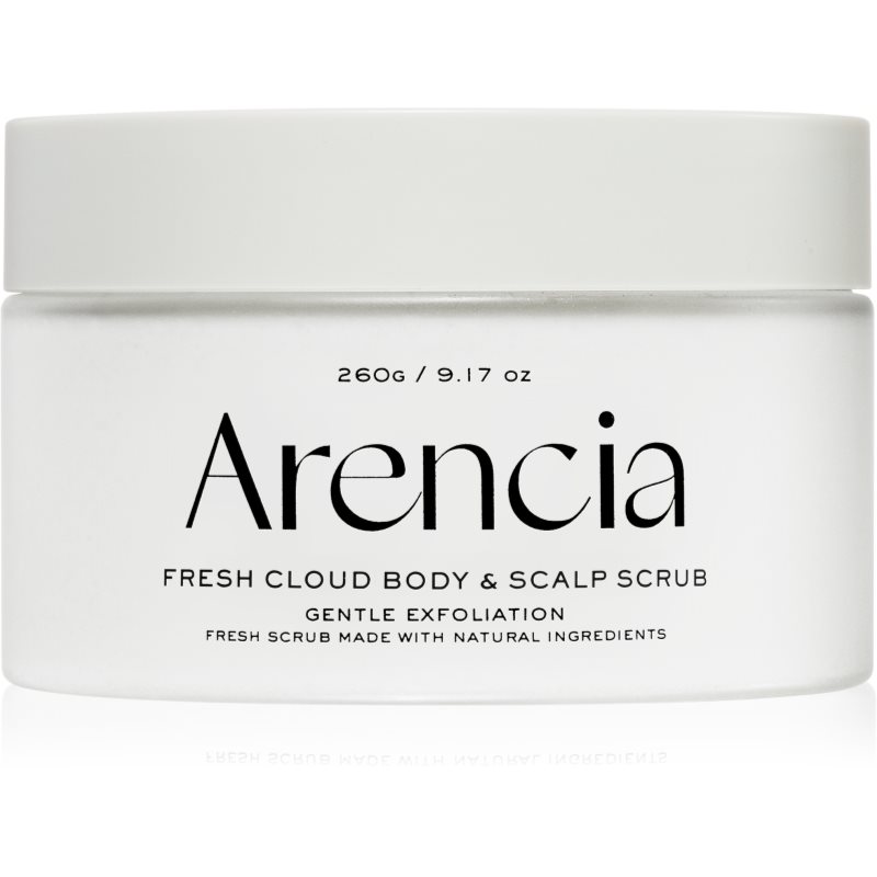 Arencia Fresh Cloud White Tea & Neroli hellävarainen kuorinta vartalolle ja hiuksille 260 g