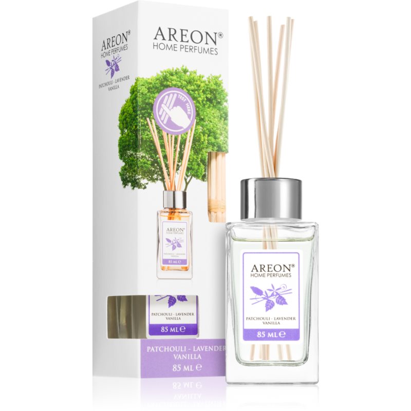 Areon Home Perfume Patchouli Lavender Vanilla Aroma Diffuser With Filling 85 Ml