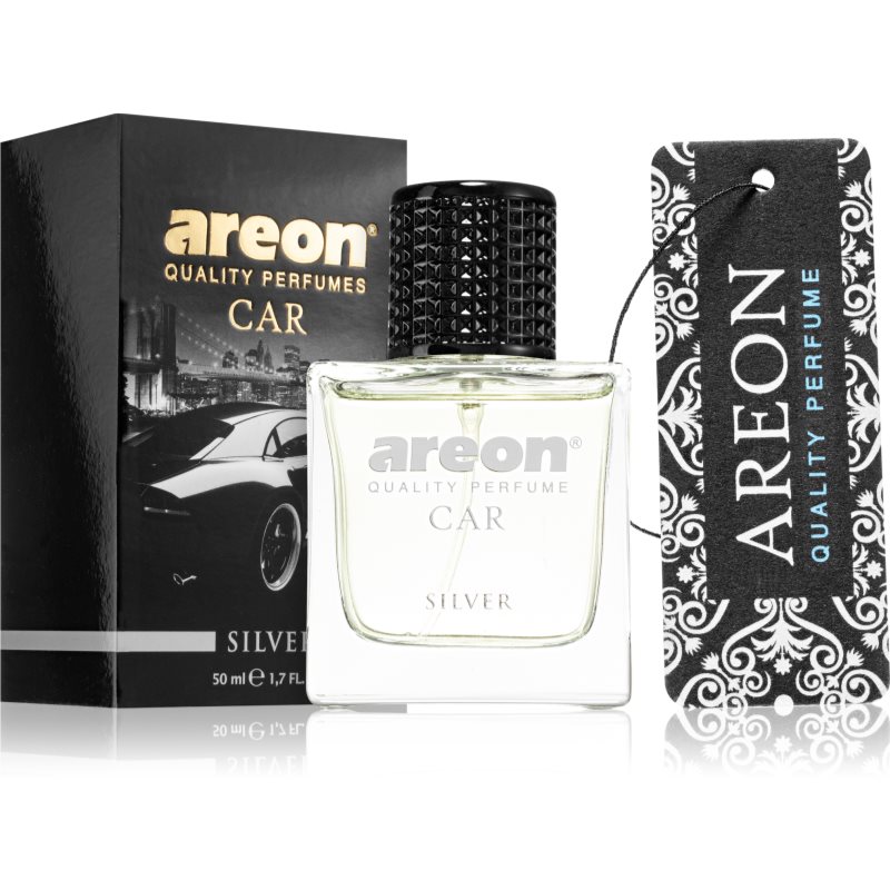 Areon Parfume Silver osviežovač vzduchu do auta 50 ml