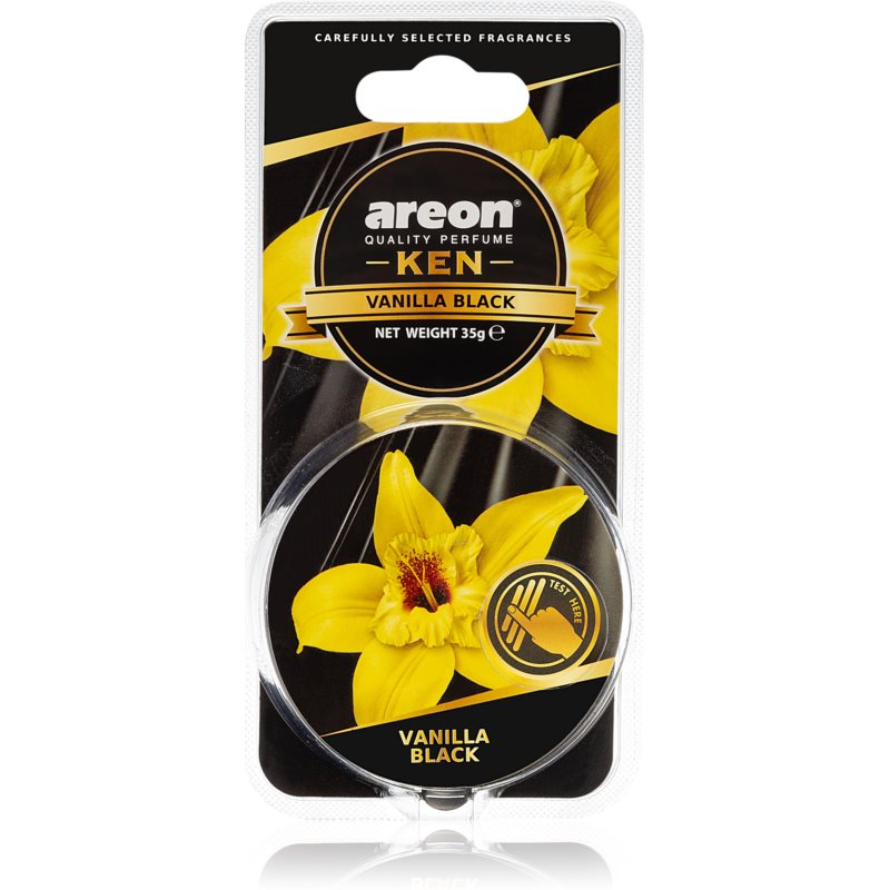 Areon Ken Vanilla Black Car Air Freshener 30 G