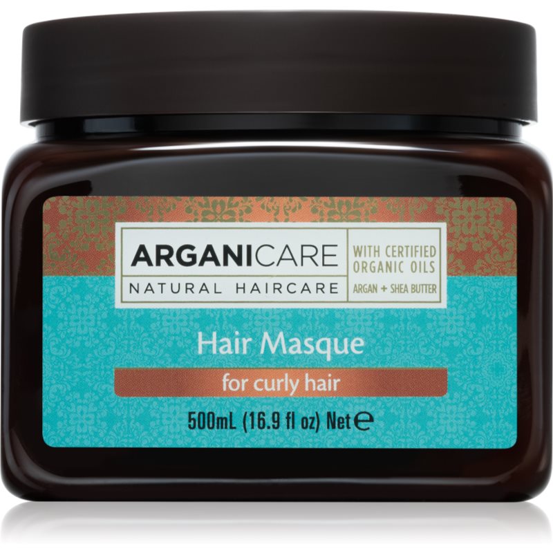 Arganicare Argan Oil & Shea Butter Hair Masque зволожуюча та поживна маска для кучерявого волосся 500 мл