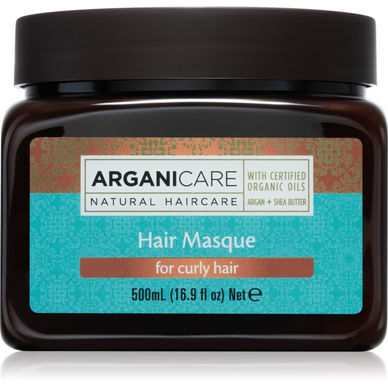 Arganicare Argan Oil & Shea Butter Hair Masque hydratační a vyživující maska pro kudrnaté vlasy 500 ml