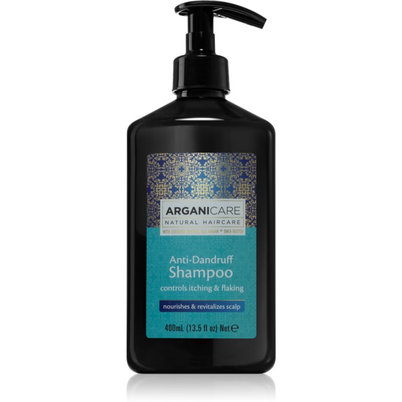 Arganicare Argan Oil & Shea Butter Anti-dandruff Shampoo šampūnas nuo pleiskanų 400 ml