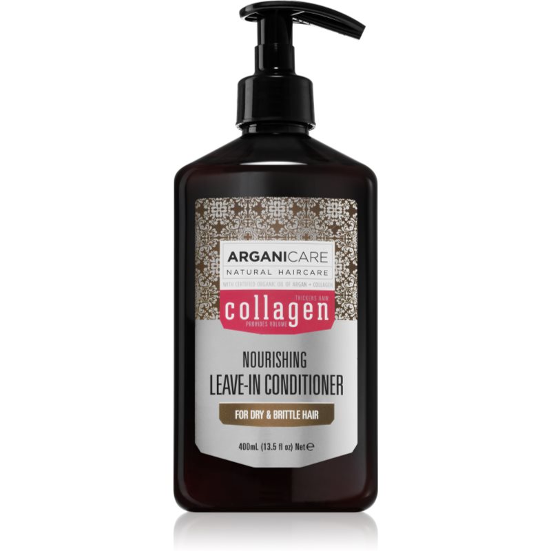 Arganicare Collagen Nourishing Leave-In Conditioner незмиваючий кондиціонер для ламкого волосся 400 мл