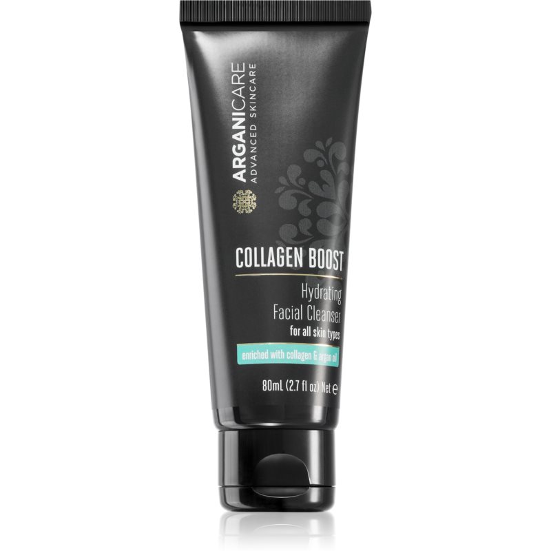Arganicare Collagen Boost Hydrating Facial Cleanser vlažilni čistilni gel 80 ml