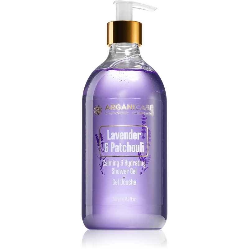 Arganicare Lavender & Patchouli raminamoji dušo želė 500 ml