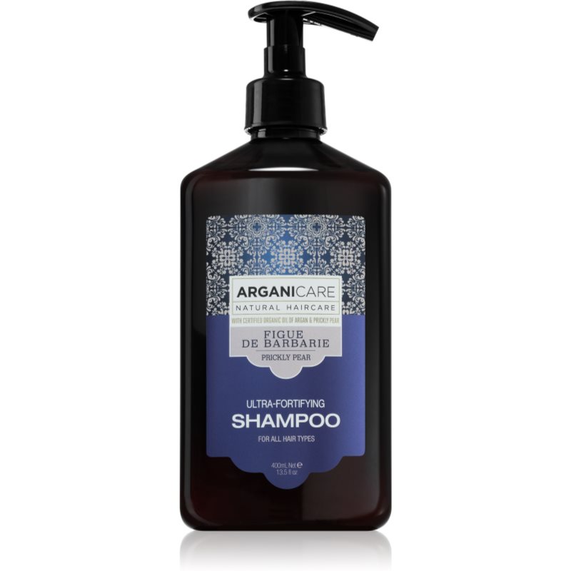 Arganicare Prickly Pear Ultra-Fortifying Shampoo hĺbkovo čistiaci šampón pre posilnenie vlasov 400 ml