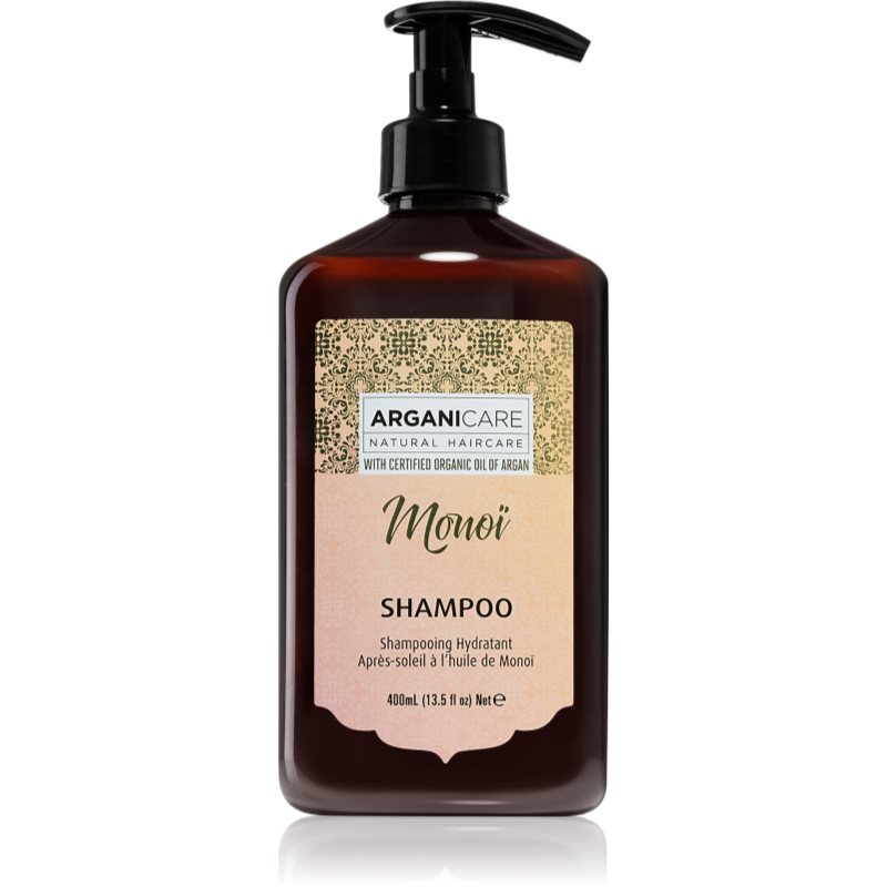 Arganicare Monoi Shampoo hidratáló sampon napozás után 400 ml