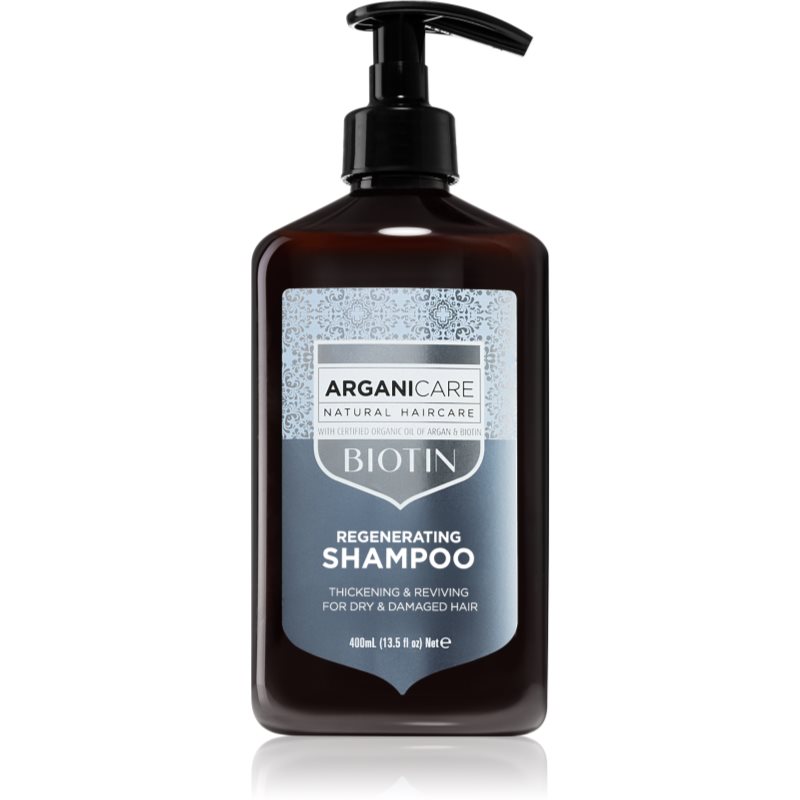Arganicare Biotin Regenerating Shampoo шампунь для ослабленого волосся з біотином 400 мл