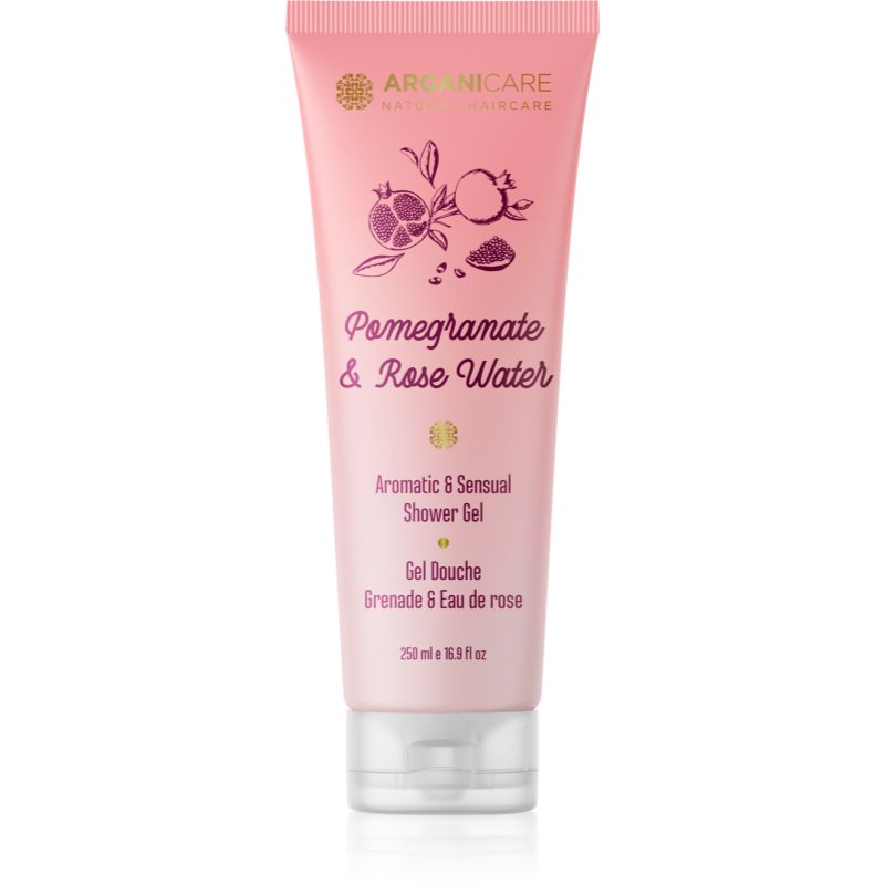 Arganicare Pomegrenate & Rose Water Shower Gel gel za prhanje 250 ml