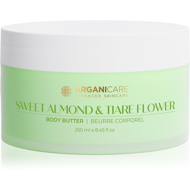 Arganicare Body Butter Almond & Tiare Flower maslo za telo z karitejevim maslom 250 ml